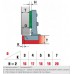 Петля Linken System A 110 наружная