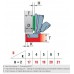 Петля Linken Systen A 155 с доводчиком