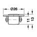 Ролик опорный к поворотной фурнитуре 26*13 мм Hafele (Германия)