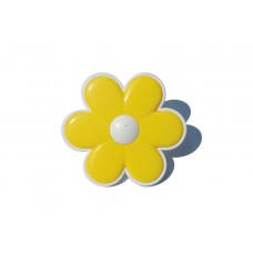 Ручка детская - цветок Белый + Желтый