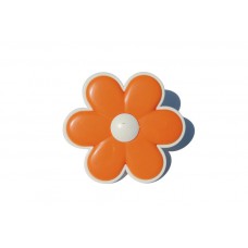 Ручка детская - цветок Белый + Оранжевый