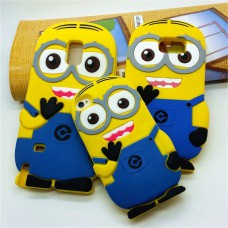 Чехол 3D Миньон для Samsung Galaxy Note 2 mix color