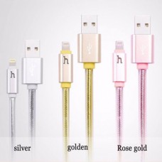 Кабель Hoco Metal Jelly Knitted Lightning 2M UPL12