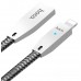 Кабель Hoco U11 Zinc Alloy reflective knitted Lightning