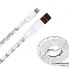 Кабель Lonsmax Lightning Ruler Flat for iPhone 5-6 1M
