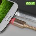 Кабель Golf GC-12m LED Micro metal braided