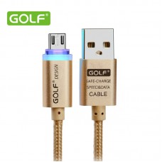 Кабель Golf GC-12m LED Micro metal braided