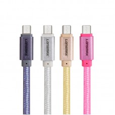 Кабель Lonsmax Fabric Metal Micro USB 1M