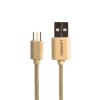 Кабель Lonsmax Fabric Plastic Micro USB 1M