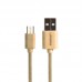 Кабель Lonsmax Fabric Plastic Micro USB 1M