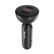 АЗУ Baseus 360°rotation Digital display (2USB, 4.8A)