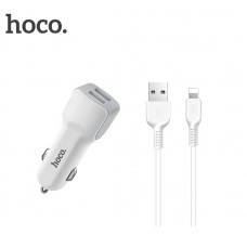 АЗУ Hoco Z23 grand style with lightning (2USB, 2.4A)