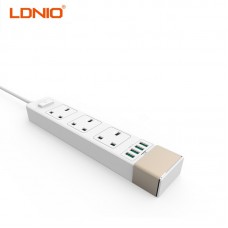 Удлинитель Ldnio SK3460 (UK, 2500W, 10A, длина шнура: 1.6m, 4usb port, 2.4A)