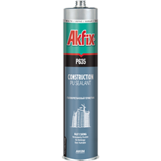 Полиуретановый строительный герметик Akfix P635 чёрный 310 мл